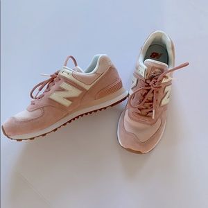 Rose Colored New Balance Sneakers